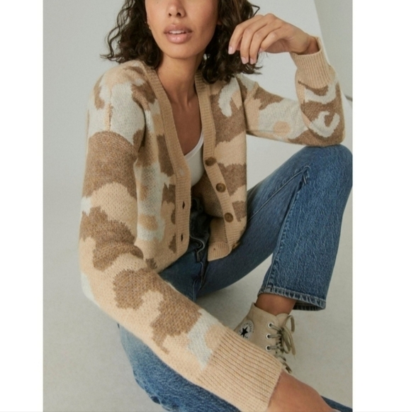 Lucky Brand Sweaters - Lucky Brand Camo Cardigan